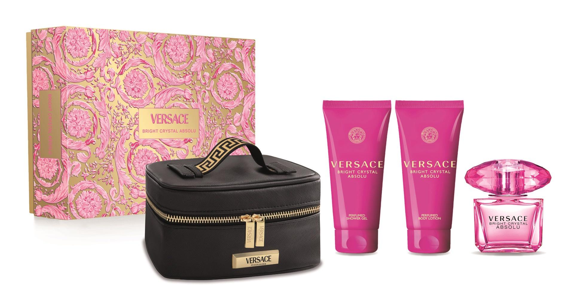 VERSACE BRIGHT CRYSTAL ABSOLU EDP 90ML +SHOWER GEL 100ML +B/L 100ML +BAG view 2