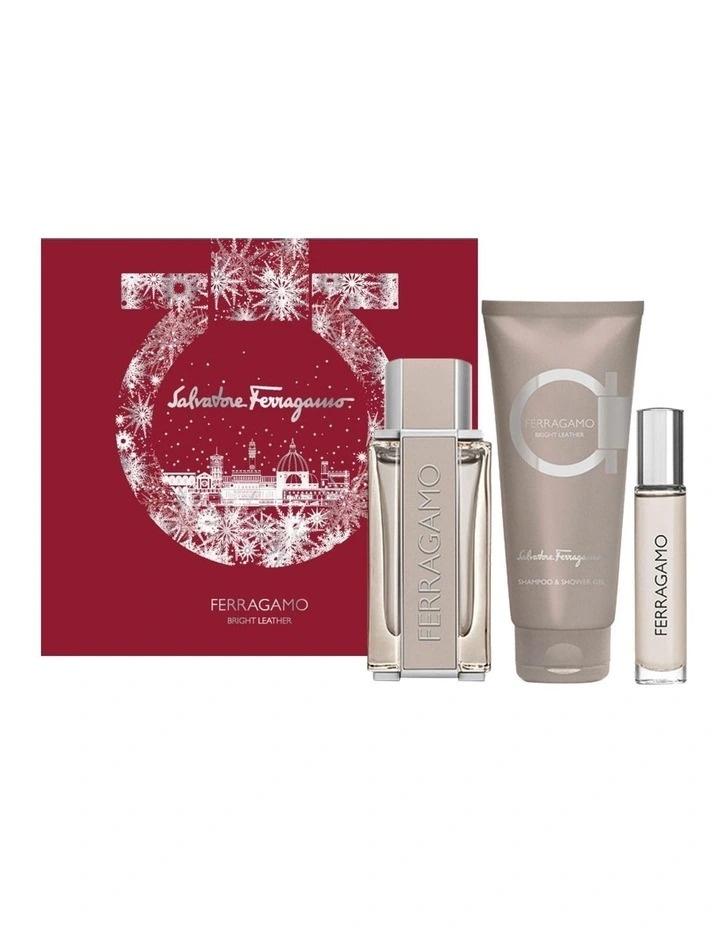 SALVATORE FERRAGAMO BRIGHT LEATHER SET EDT 100ML+EDT 10ML+S/G 100MLundefined