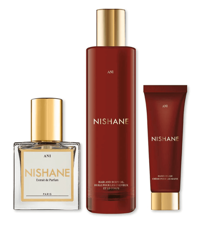 NISHANE ANI EXTRAIT 15ML + HAIR AND BODY OIL 100ML + HAND CREAM 30MLundefined