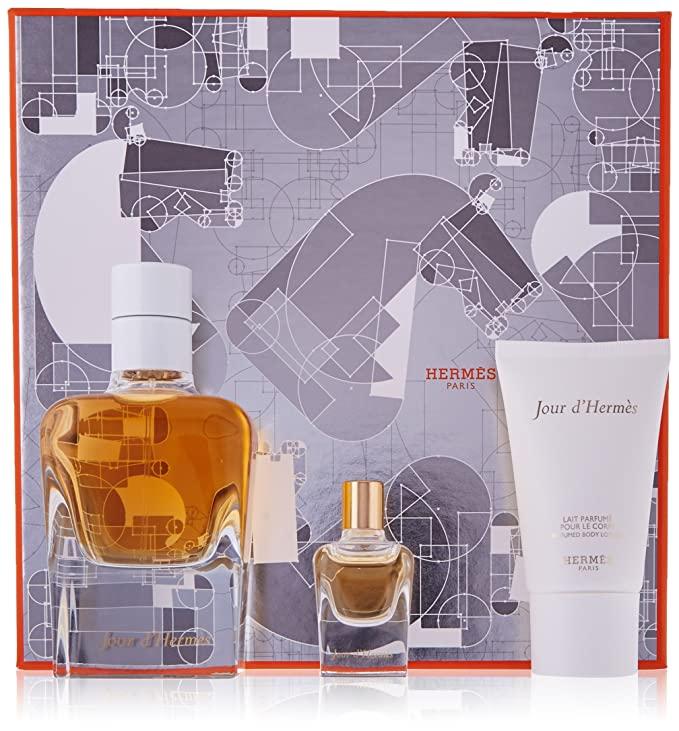 HERMES JOUR D'HERMES (W) SET EDP 50ML REFILLABLE + PRFM BODY LOTION 30MLundefined