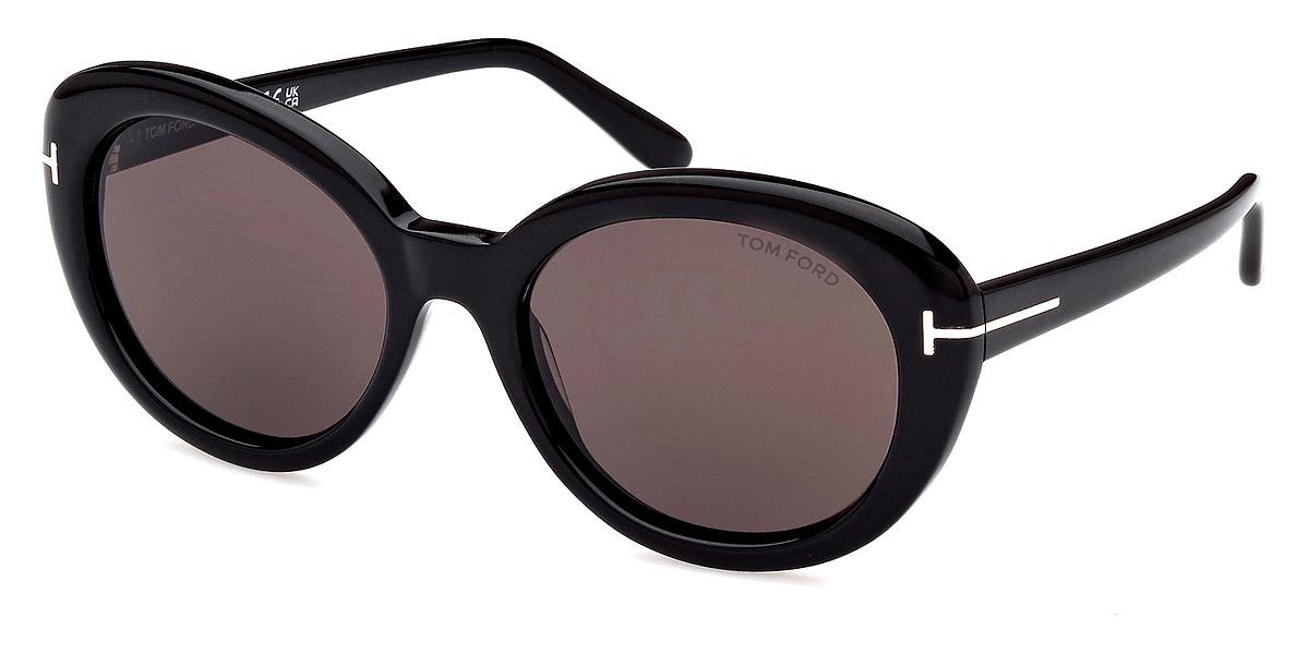 TOM FORD WOMEN'S SUNGLASSES FT1009-01A55 view 2