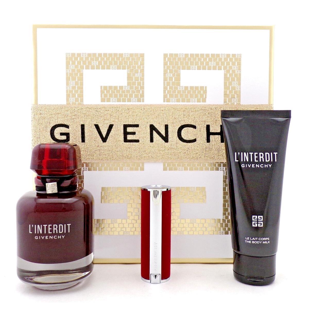 GIVENCHY L'INTERDIT SET EDP 80ML+B/M 75ML+ROUGE 3.4 Gundefined
