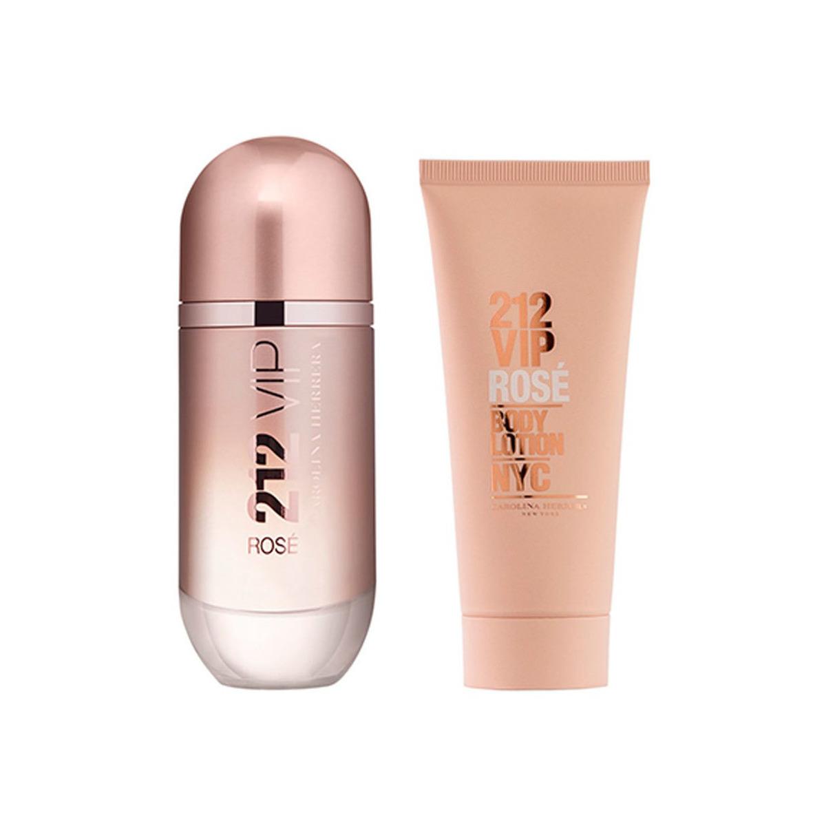 CAROLINA HERRERA 212 VIP ROSE (W)SET EDP 80ML+BODY LOTION 100MLESundefined
