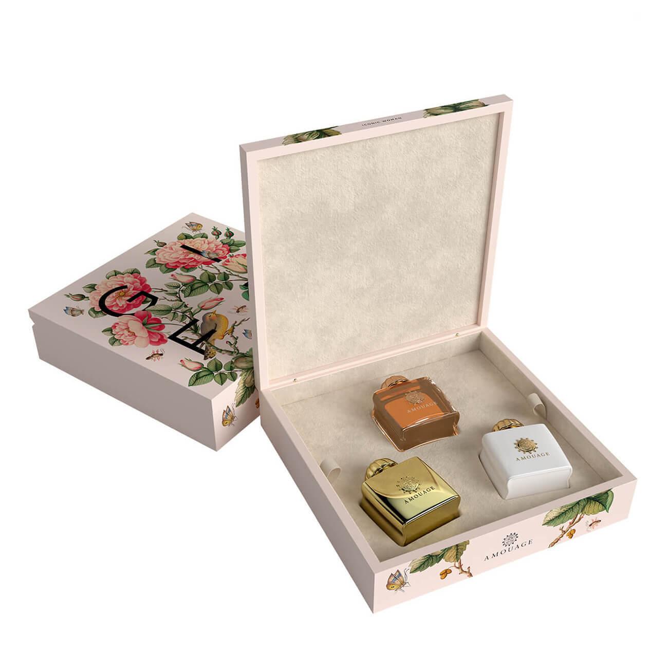 AMOUAGE WOMAN 3 X 100ML THE MAGNIFICENT GOLD, HONOUR & DIA view 2