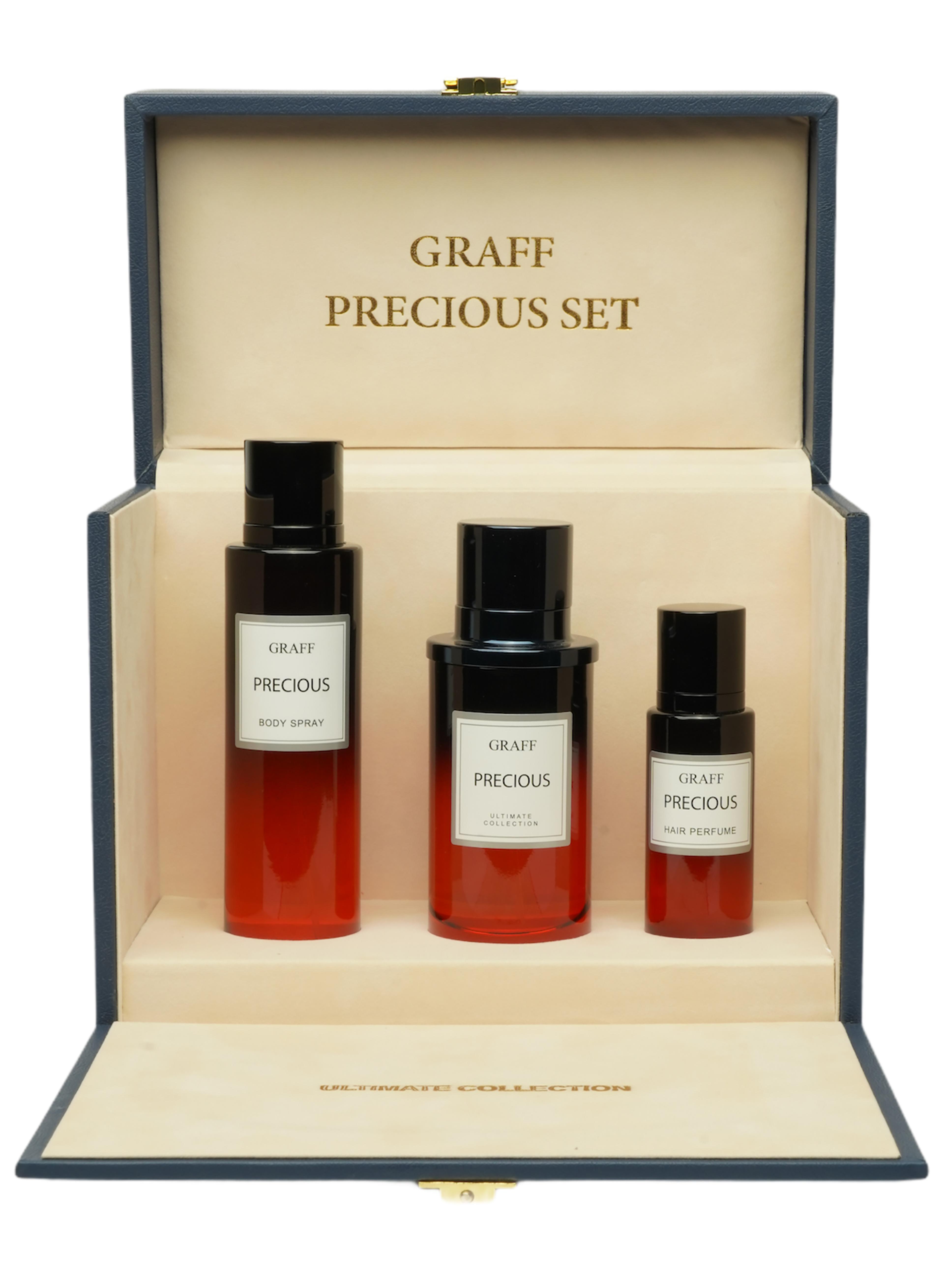 GRAFF PRECIOUS SET 3 PCS BODY SPRAY & HAIR MIST view 2