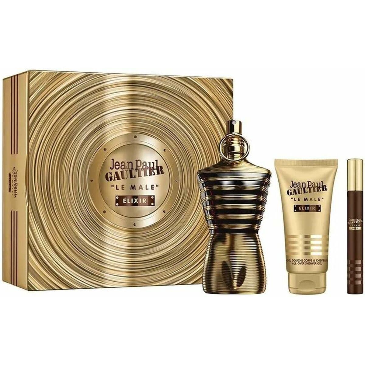 JEAN PAUL GAULTIER LE MALE ELIXIR SET EDP 125ML+EDP 10ML+S/G 75ML view 3