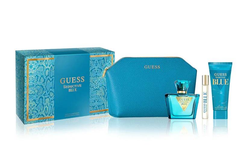 GUESS SEDUCTIVE BLUE EDT 75ML + 15ML + B/L 100ML+ POUCHundefined
