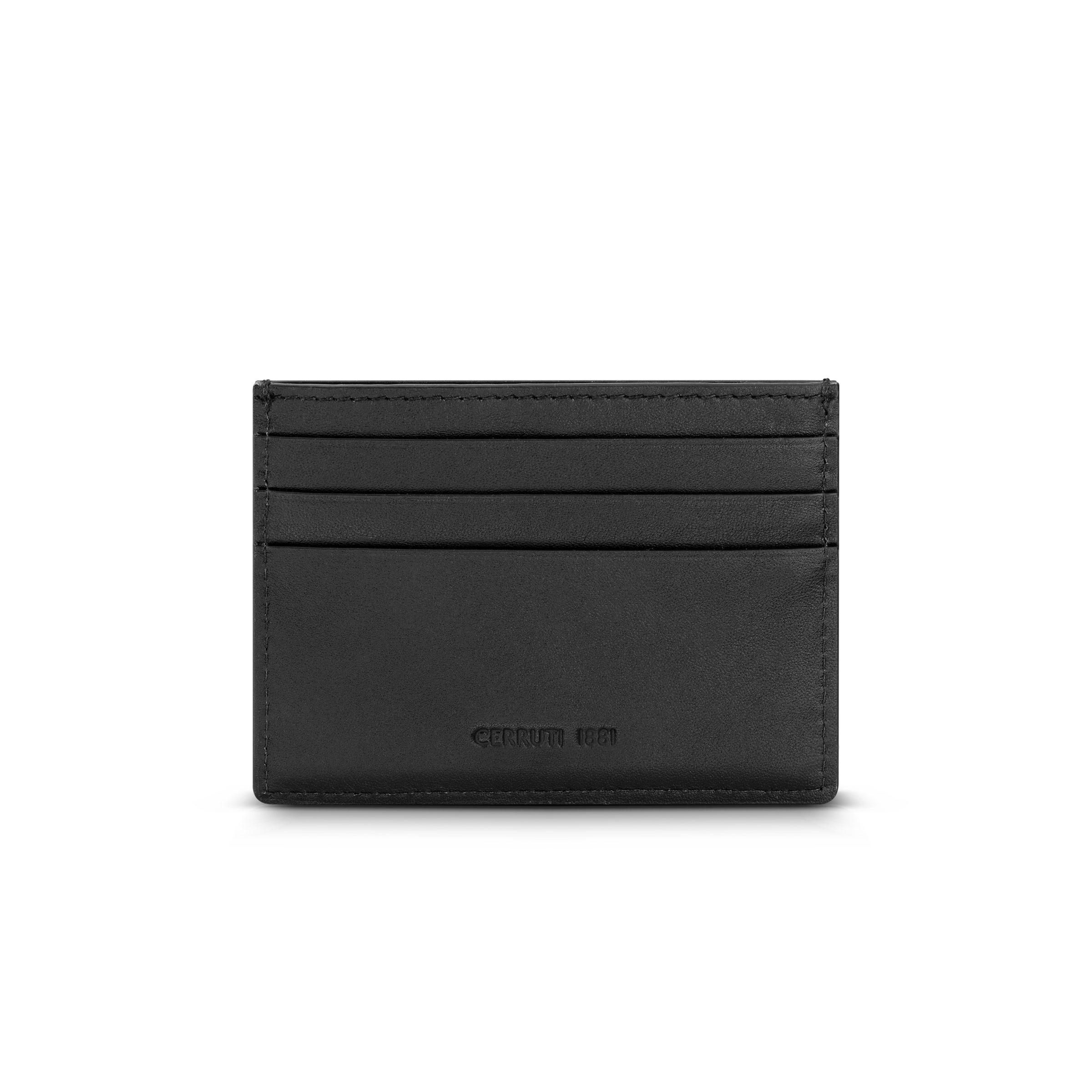 CERRUTI 1881 MEN'S CARD HOLDER CEPU06641M-BLK view 2