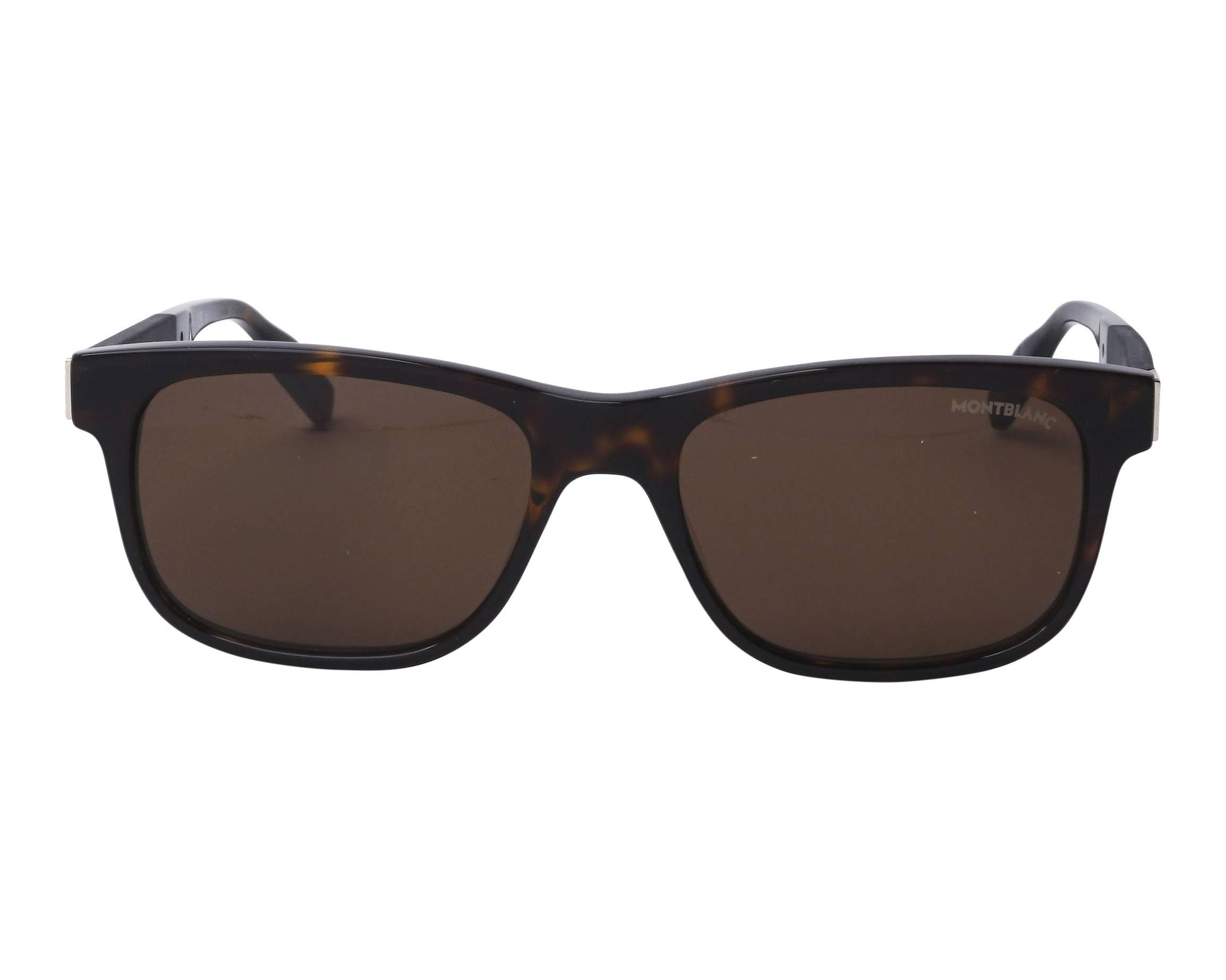 MONT BLANC SUNGLASS MB0163S 002 56-18 view 2