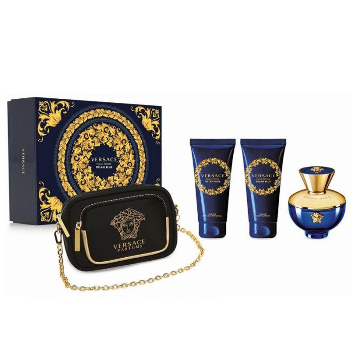 VERSACE DYLAN BLUE POUR FEMME EDP 100ML +S/G 100ML +B/L 100ML +BAGundefined