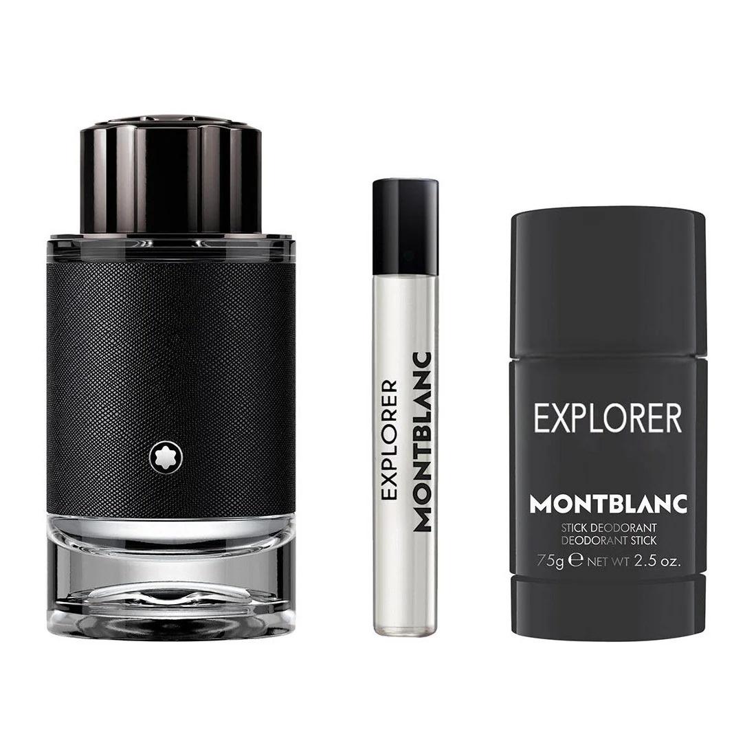 MONT BLANC EXPLORER SET EDP 100ML + EDP 7.5ML + DEO 75Gundefined