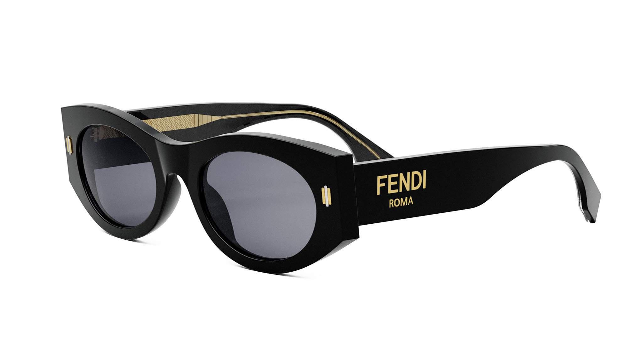 FENDI WOMEN'S SUNGLASSES FE40125I 01V 52 view 2