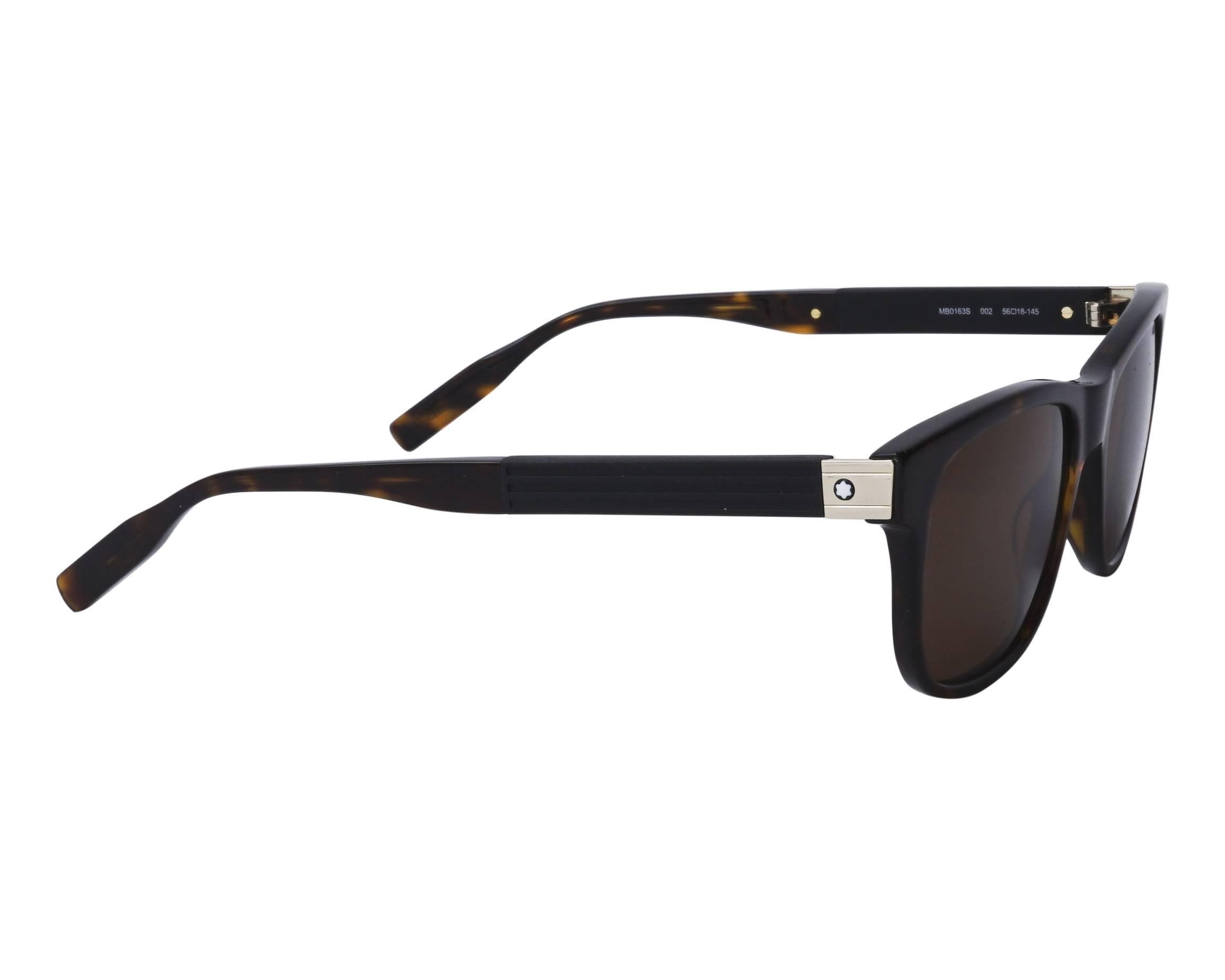 MONT BLANC SUNGLASS MB0163S 002 56-18 view 3