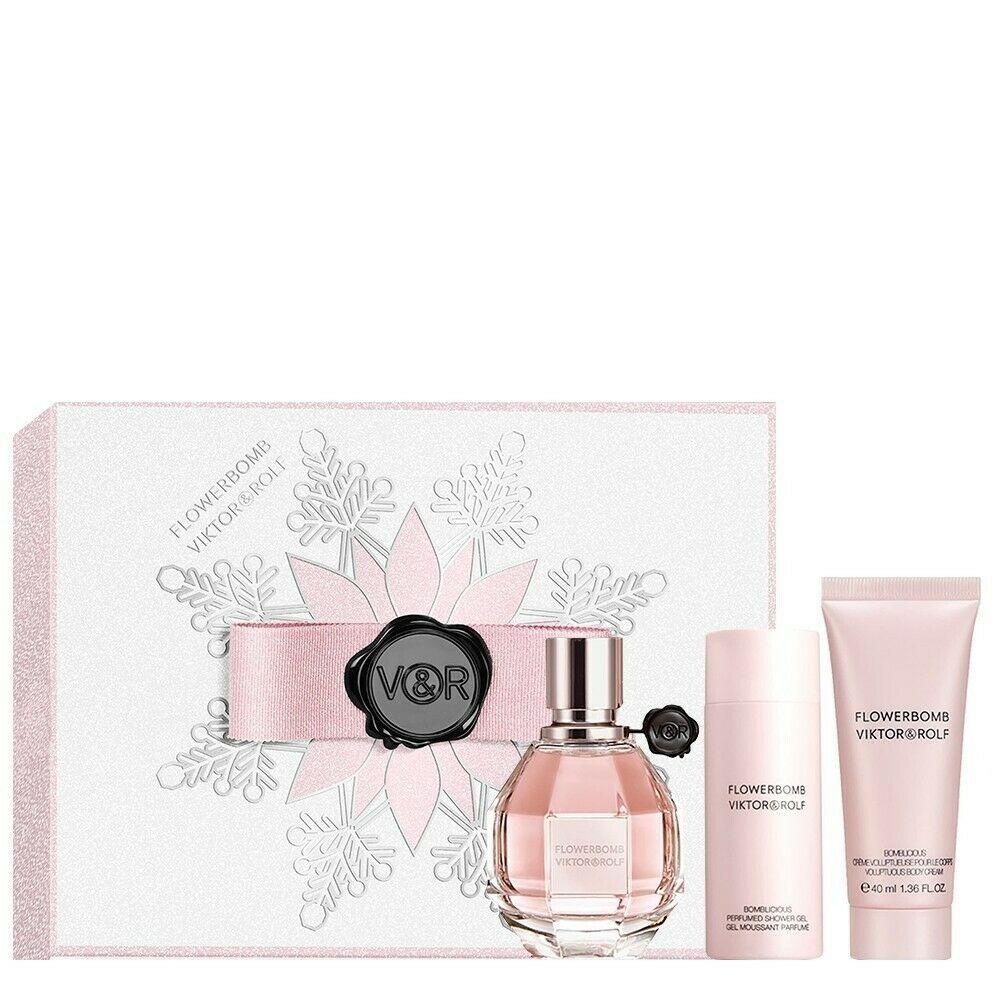 VIKTOR & ROLF FLOWERBOMB (W) SET EDP 50ML + VOLUPTUOUS BODY CREAM 40ML + PRFM SHOWER GEL 50ML FRundefined