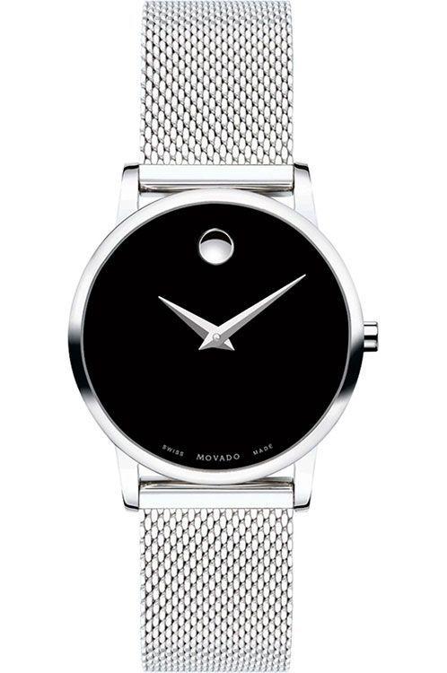 MOVADO WATCH CS BLK DL 28 MM QTZ SLV 24735441undefined