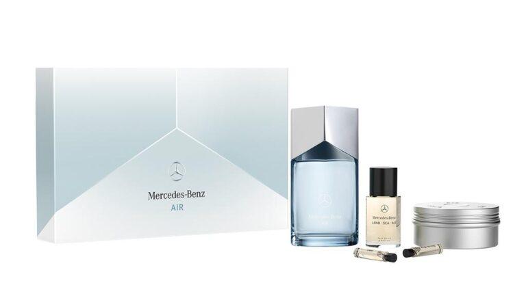 MERCEDES BENZ AIR SET EDP 100ML+LAND&SEA EDP 1.5ML+BEARD OIL 30ML+S/G 110GMundefined