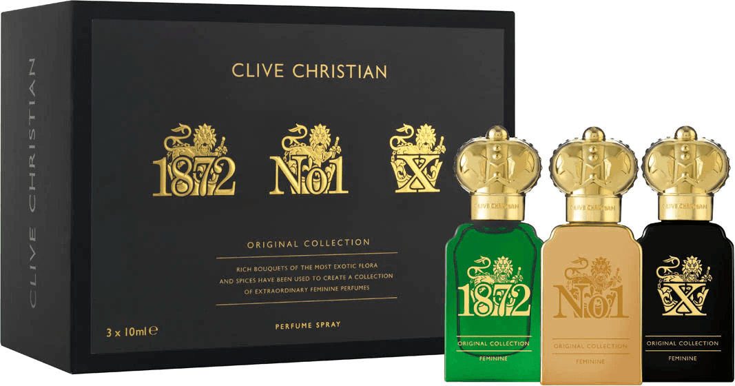 CLIVE CHRISTIAN ORIGINAL COLLECTION TRAVELLERS SET FEMININE EDITION 3X10ML view 2