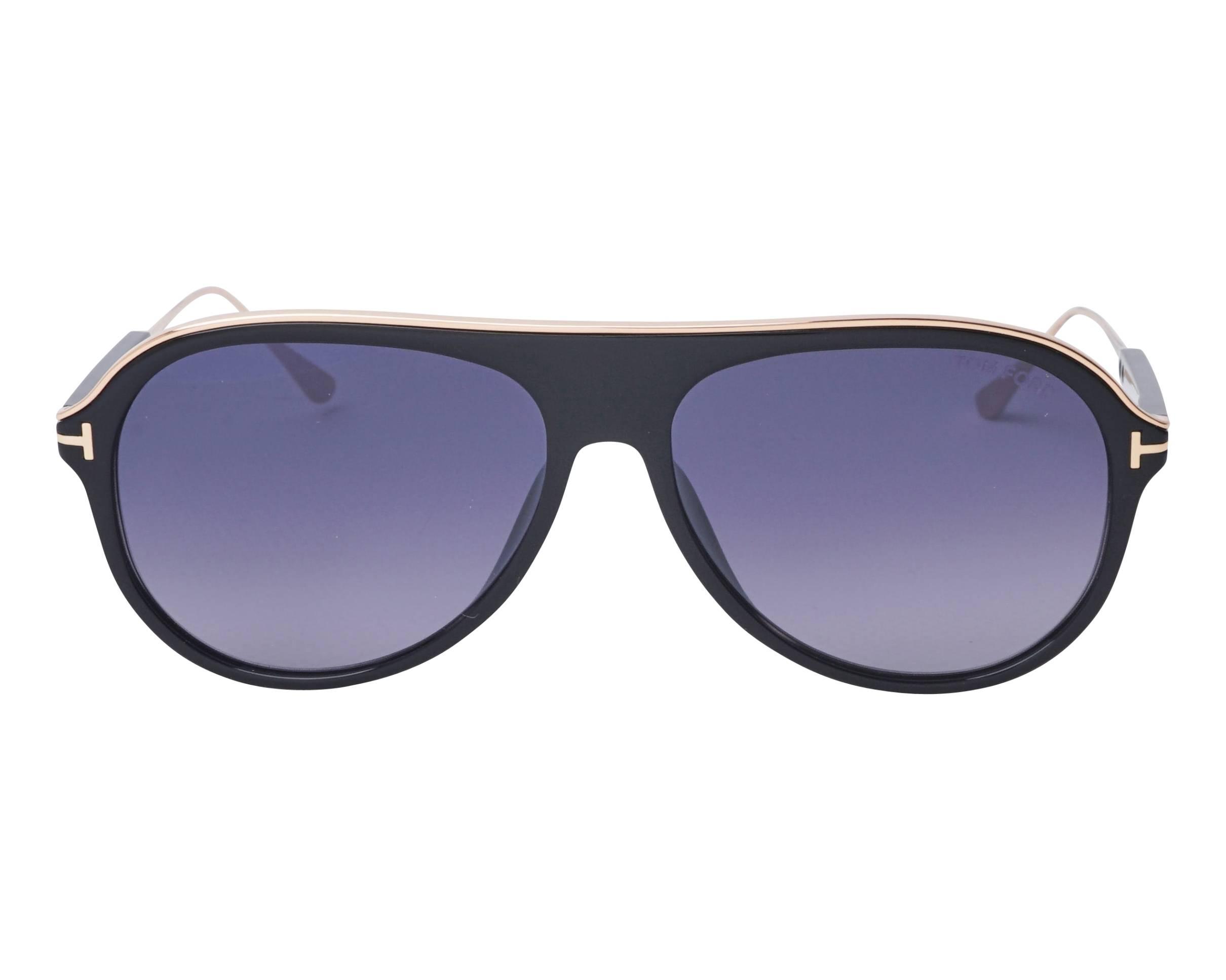 TOM FORD SUNGLASS Nicholai-02 TF624 01C 57 view 2