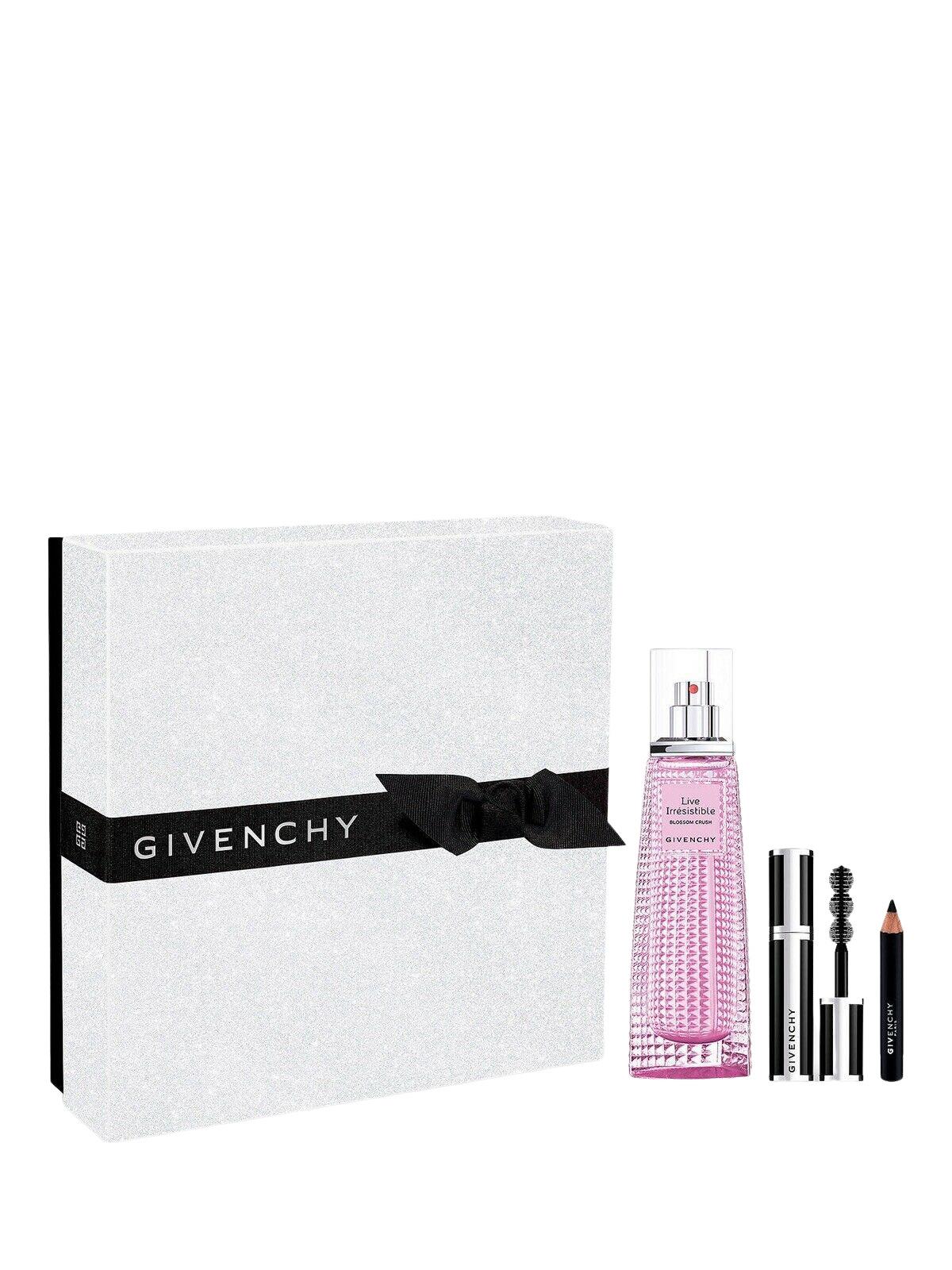 GIVENCHY LIVE IRRESISTIBLE BLOSSOM CRUSH (W) SET EDT 50ML+N/C 4IN 1 MASCARA 4G+M/K EYE LINER 0.39G FRundefined
