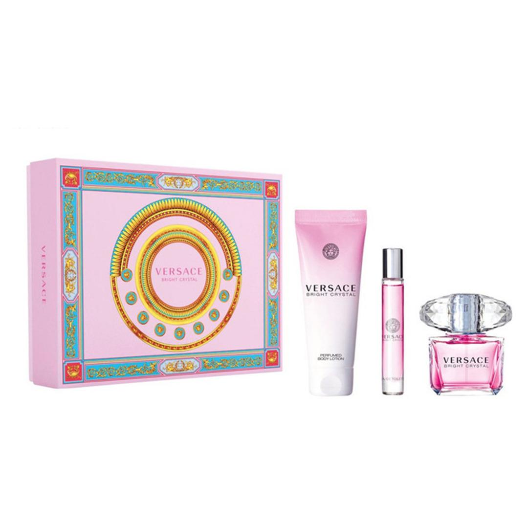 VERSACE BRIGHT CRYSTAL (L)SET EDT 90ML +10ML+B/L 150MLundefined