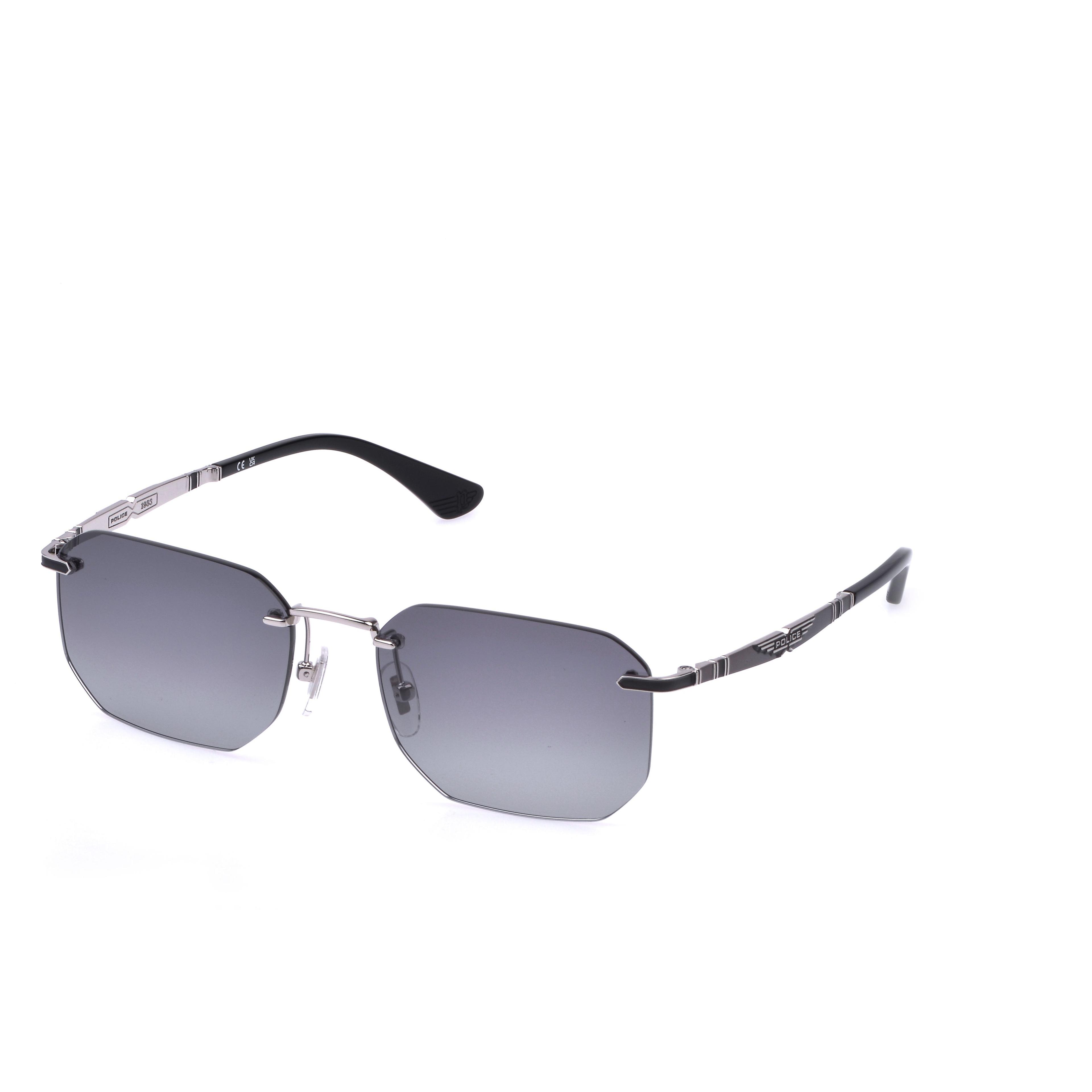 POLICE MEN'S SUNGLASS SPLF69M 55 0K07 view 3
