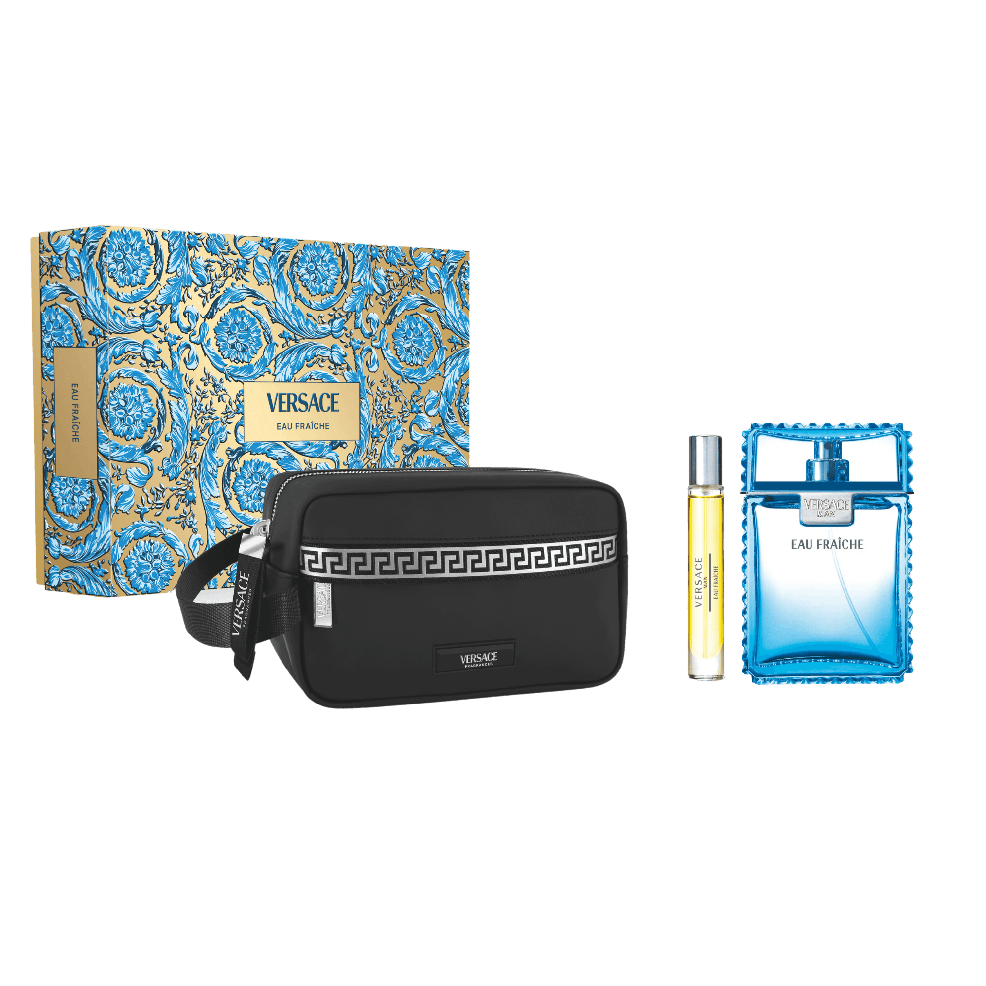 VERSACE EAU FRAICHE SET EDT 100ML + EDT 10ML + POUCH view 2