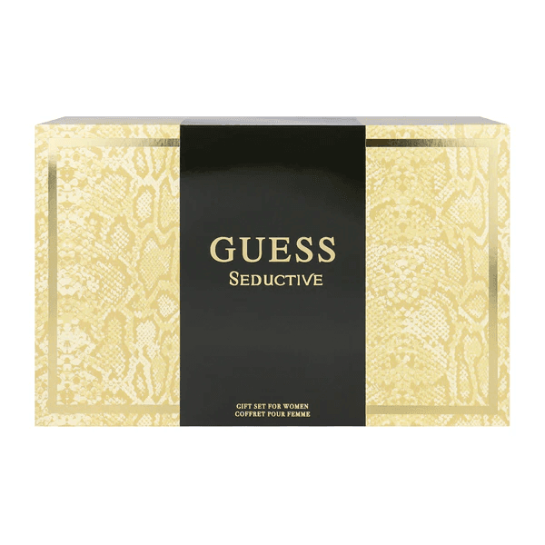 GUESS SEDUCTIVE  SET EDT 75ML+B/L 100ML+PERFUME 15ML+ POUCH view 2