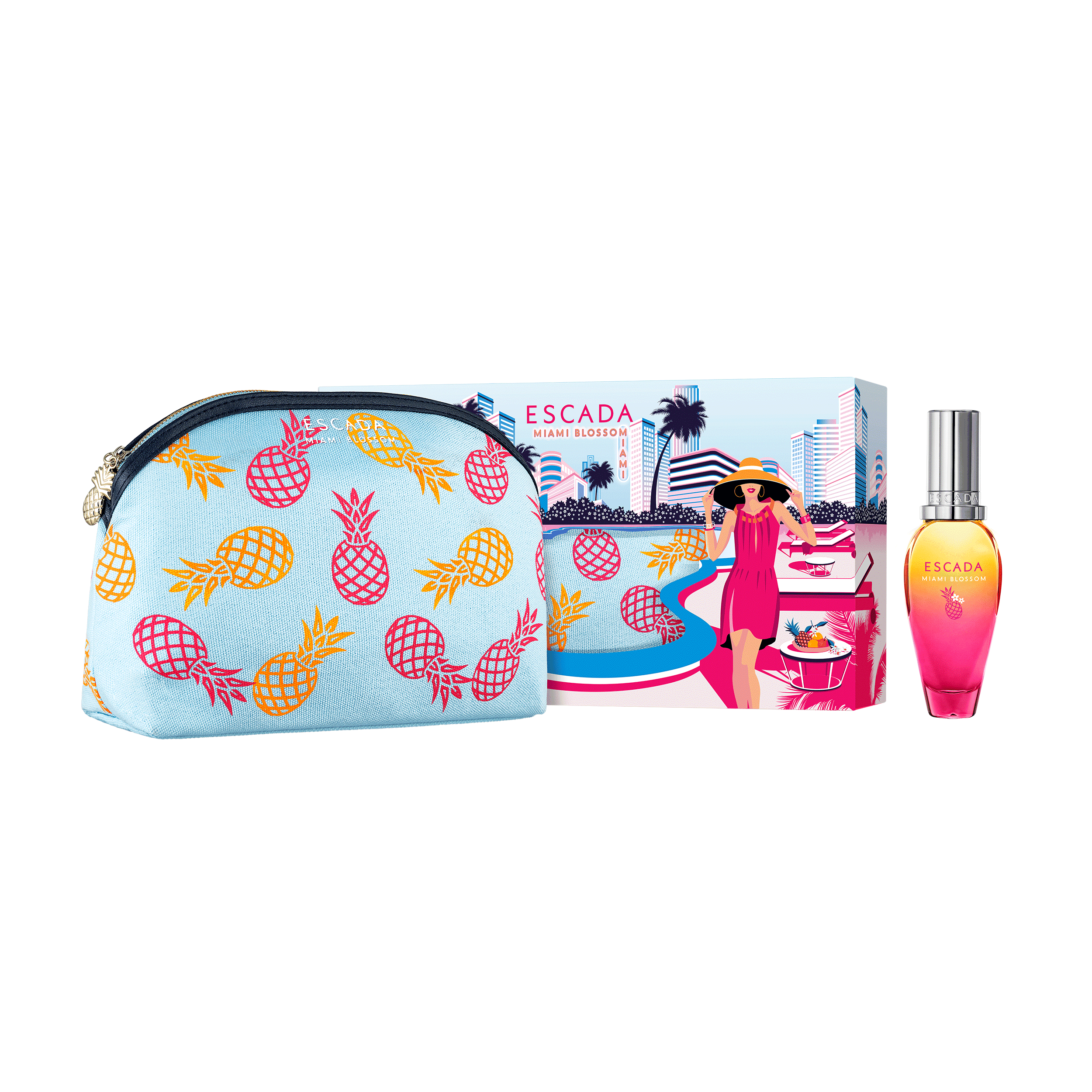 ESCADA MIAMI BLOSSOM SET EDT 30 ML+POUCHundefined