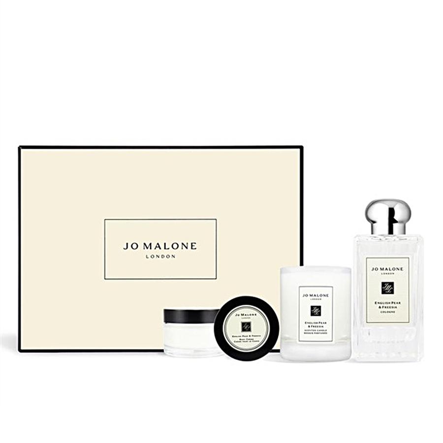 JO MALONE SET ENGLISH PEAR PARFUM-BODY CREME-SCENTED CANDLEundefined