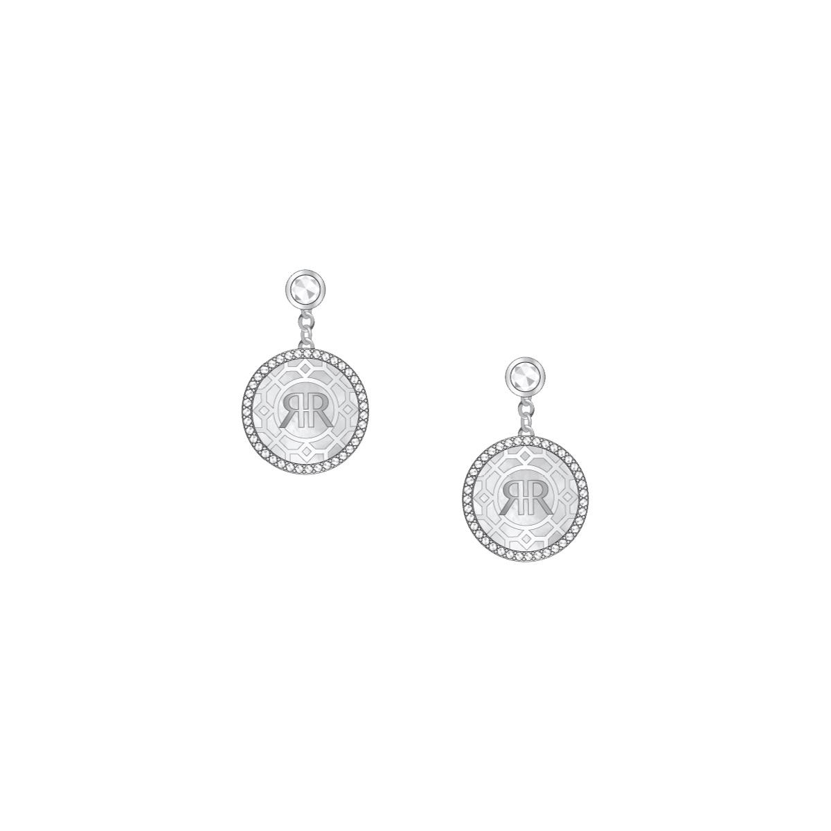 CE ARABESQUE LOGO MOP SS EARRINGS CIJLE2106401undefined