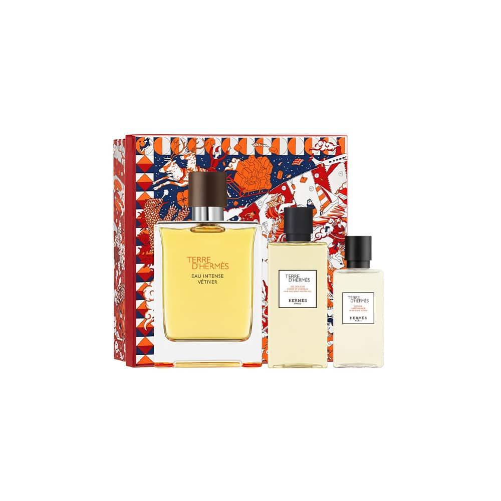HERMES TERRE D'HERMES EAU INTENSE VETIVER EDP 100ML+BS80ML+AS 40ML SETundefined