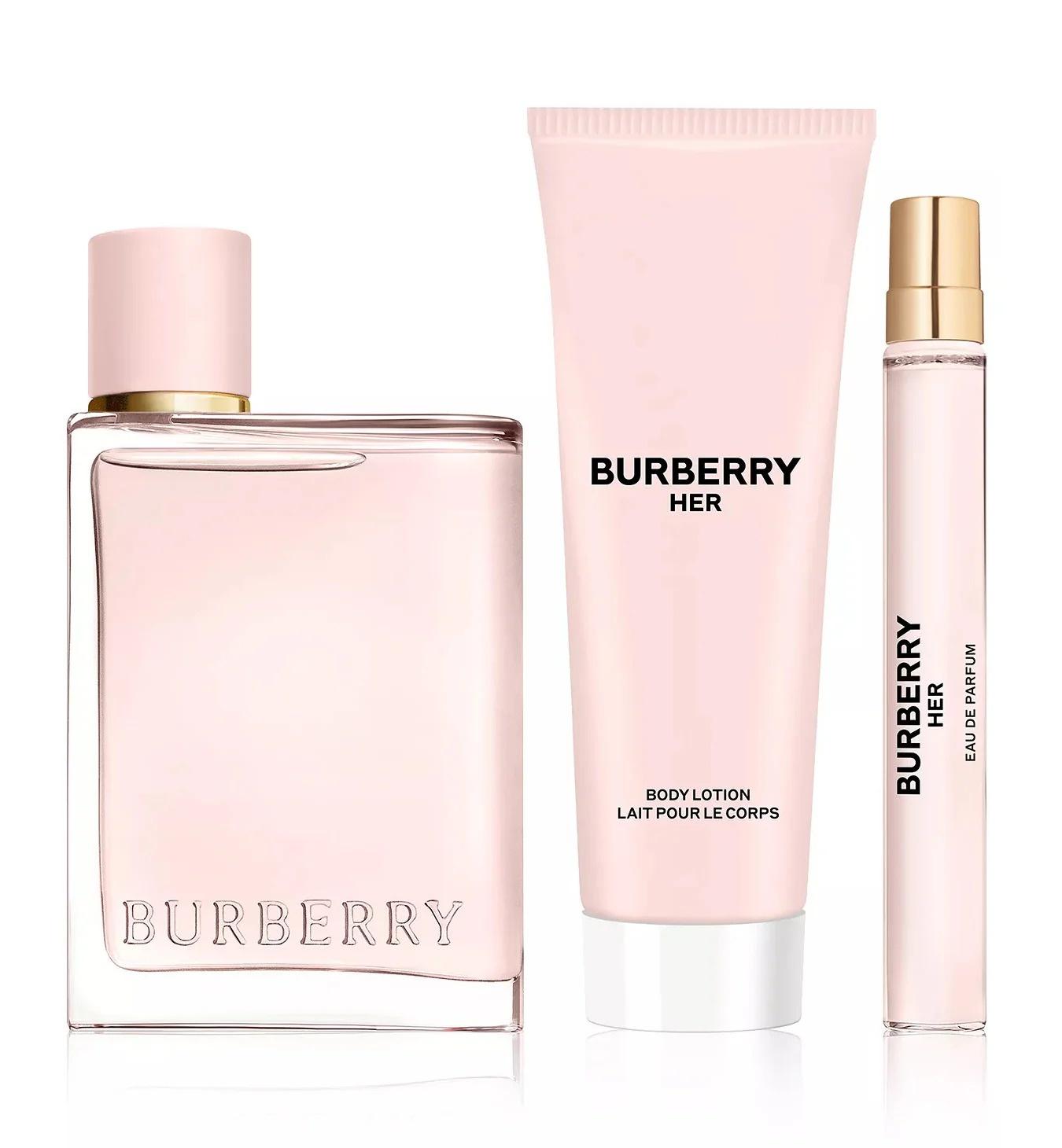 BURBERRY HER SET EDP 100ML + EDP 10ML + B/L 75MLundefined
