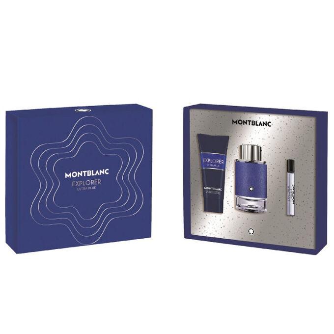 MONT BLANC EXPLORERE ULTRA BLUE EDP 100ML+ 7.5ML+ ASG 100MLundefined