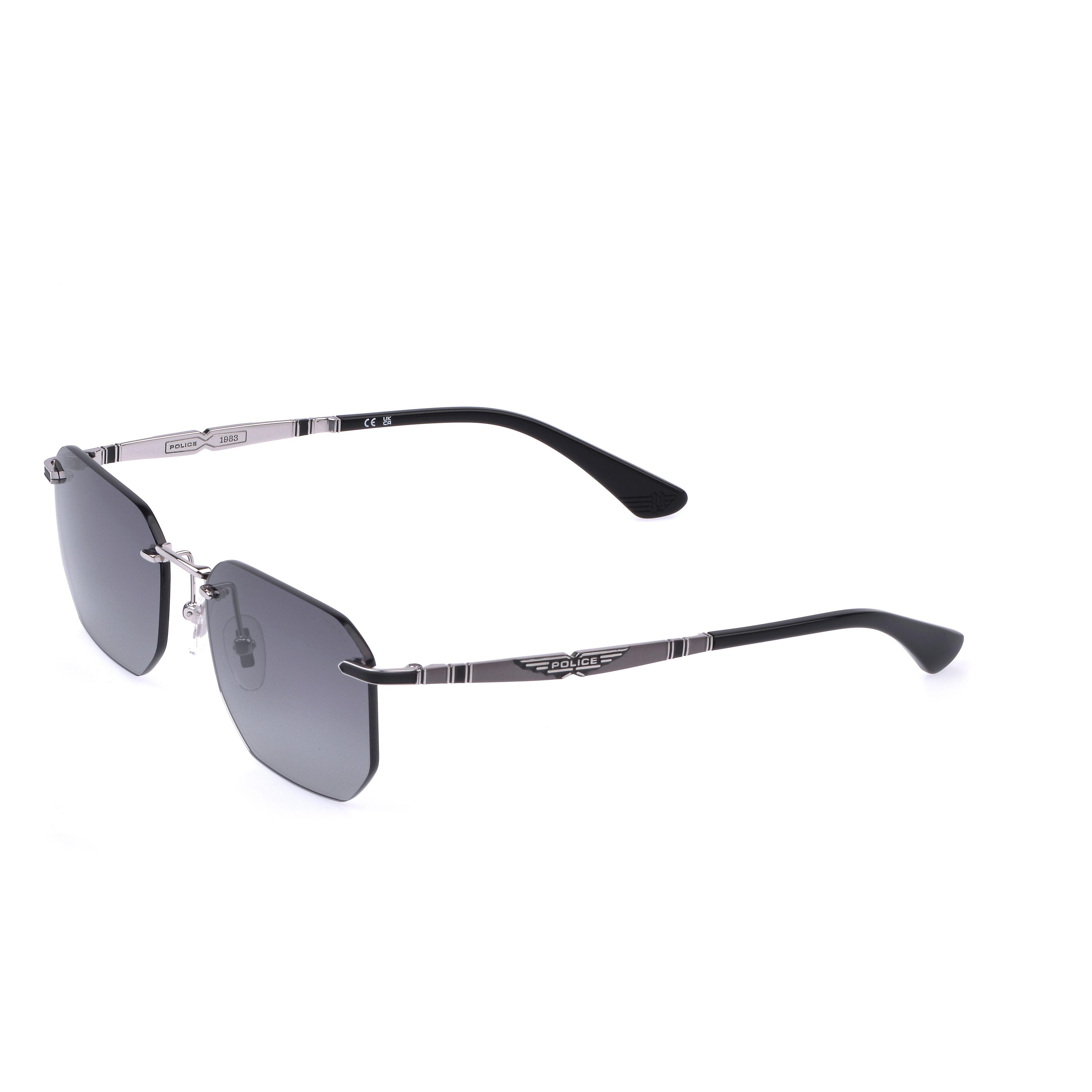 POLICE MEN'S SUNGLASS SPLF69M 55 0K07 view 2