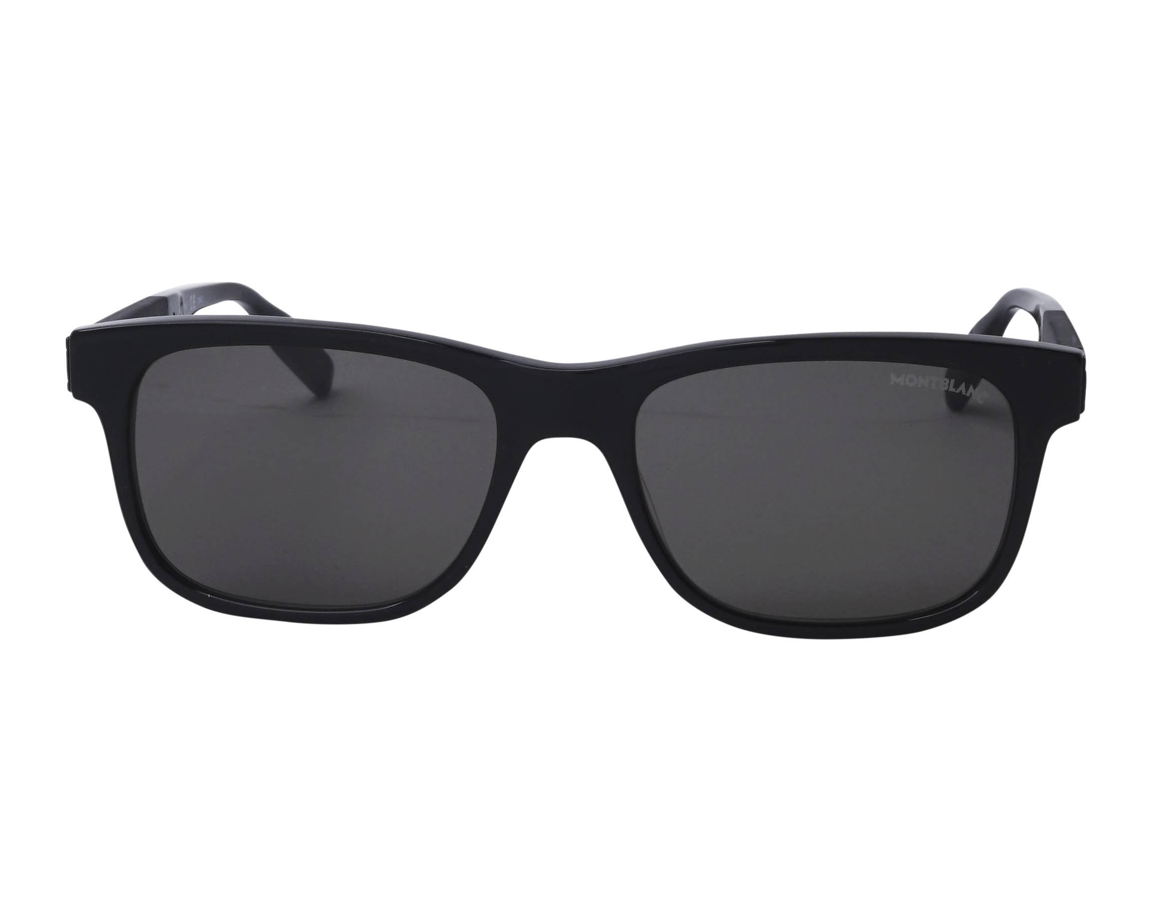 MONT BLANC SUNGLASS MB0163S 001 56-18 view 2