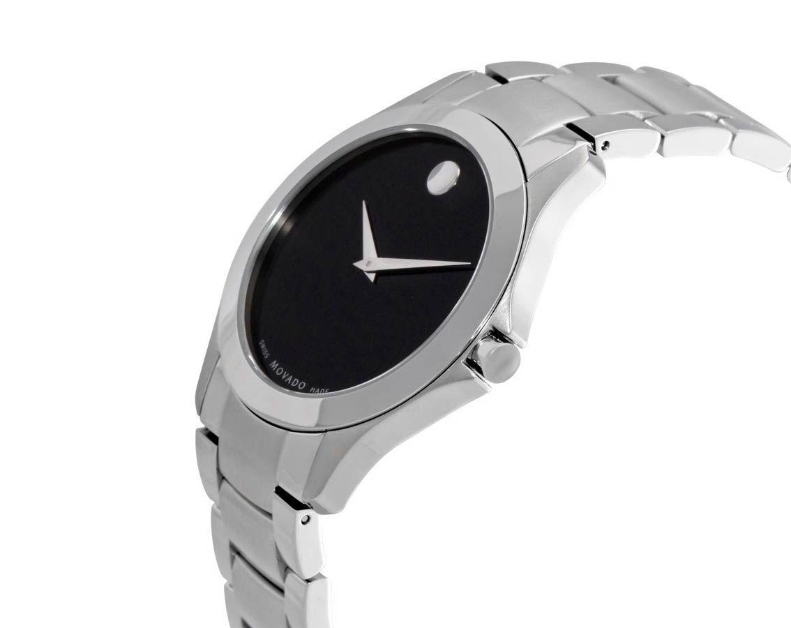 MOVADO WATCH CS BLK DL 40 MM QTZ SLV BRCT 24618702 view 2
