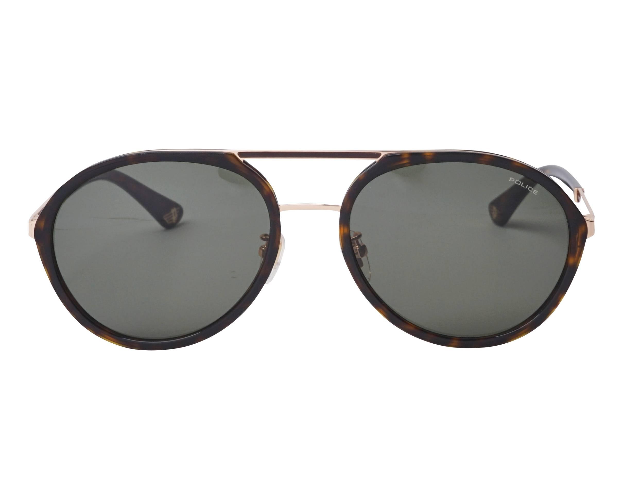 POLICE SUNGLASSES SPLA57 57-18 0300 view 2