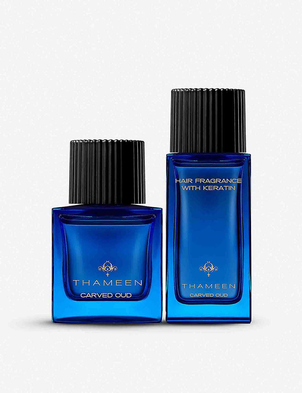 THAMEEN CARVED OUD WITH HAIR FRAGRANCE SET 50MLundefined