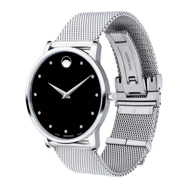 MOVADO WATCH CS WHT MOP 28 MM SLV MESH 2020  24850006 view 2