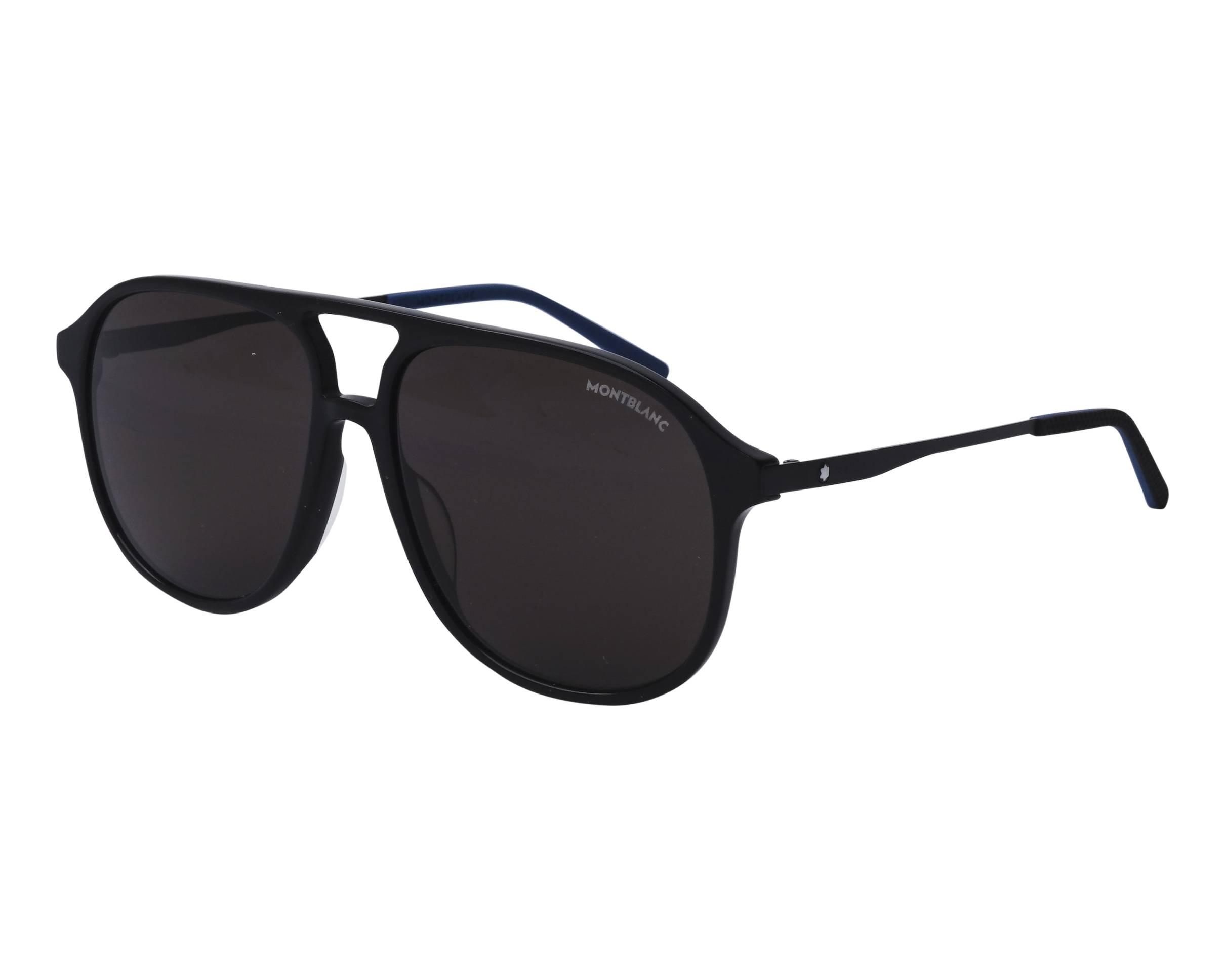 MONT BLANC SUNGLASS MB0118 001 59-15 view 2