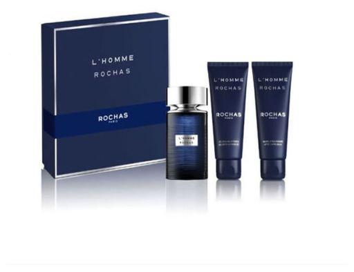 ROCHAS L 'HMME (M) SET EDT 100 ML +A.O/S/G 100 ML +A/S/B 100 MLundefined