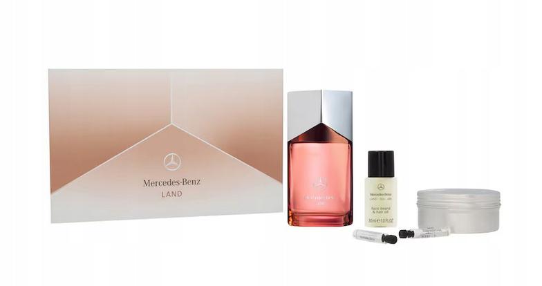 MERCEDES BENZ LAND SET EDP 100ML+SEA&AIR EDP 1.5ML+BEARD OIL 30ML+S/G 110GMundefined