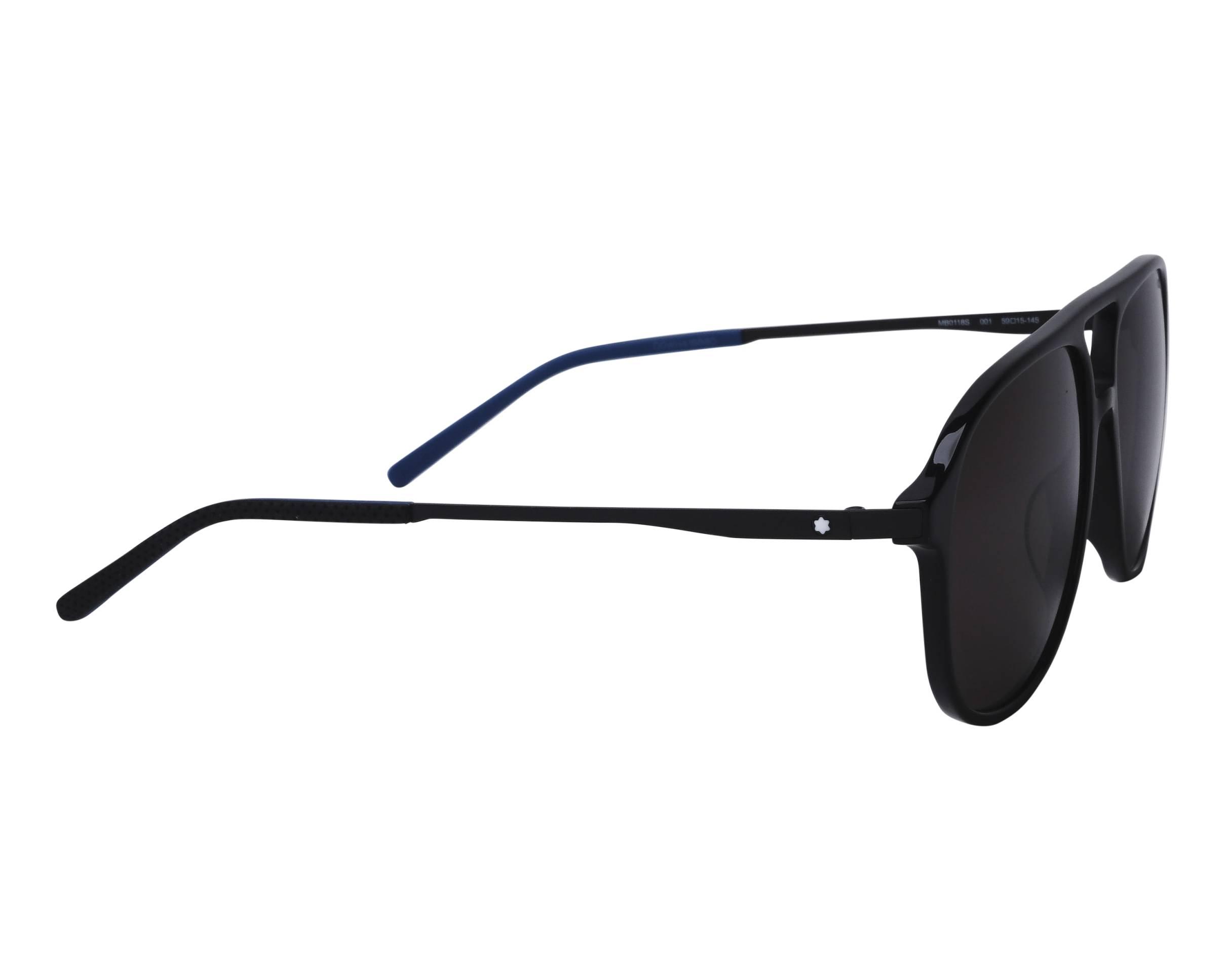 MONT BLANC SUNGLASS MB0118 001 59-15 view 3