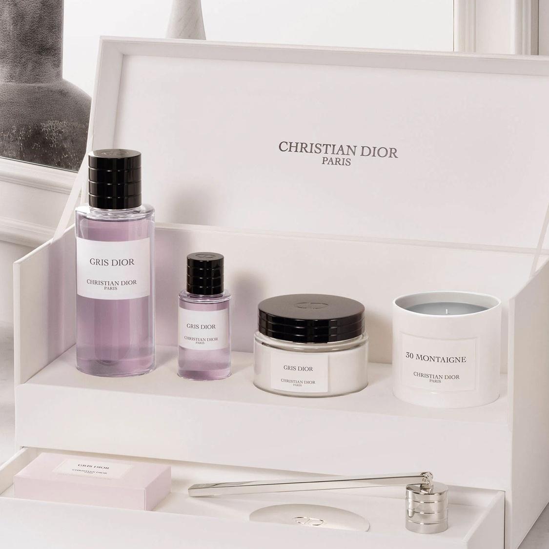 CHRISTIAN DIOR GRIS DIOR 250ML EDP + 40ML EDP +150ML BC + 250G SC + 100G PS SET view 2