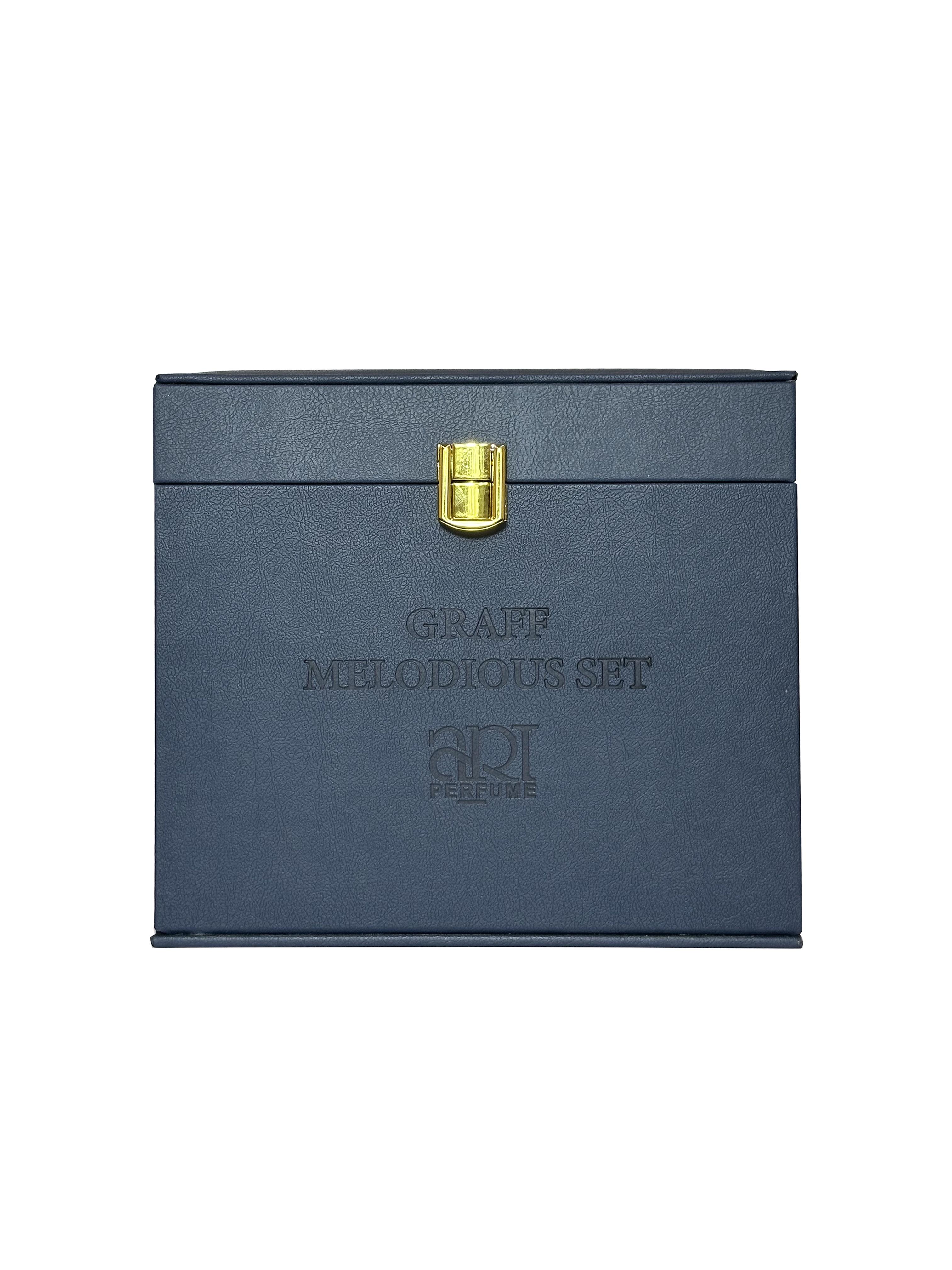 GRAFF ART PERFUME MELODIOUS SET EDP 80ML+HAIR MIST 30ML+BODY SPRAY 100ML view 2