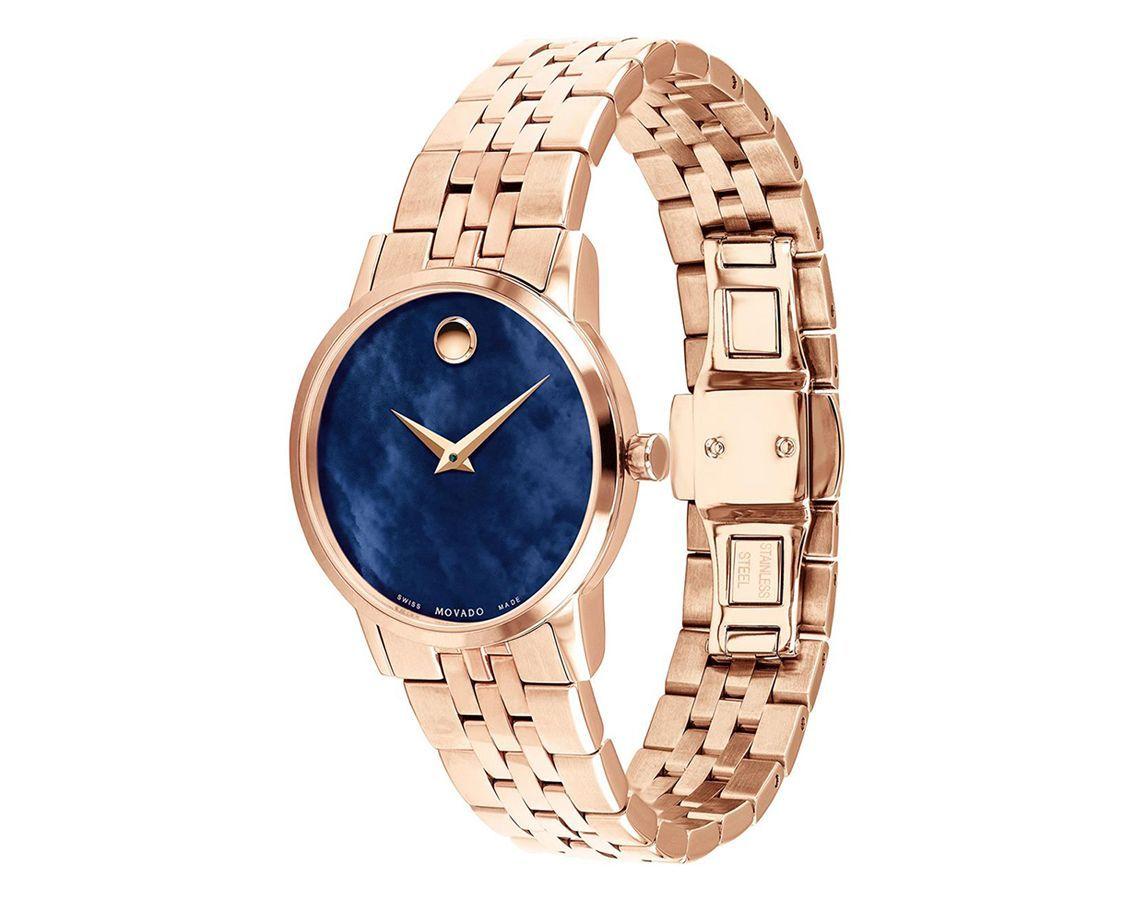 MOVADO WATCH CS BLU DI 40 MM RG SS 2019undefined