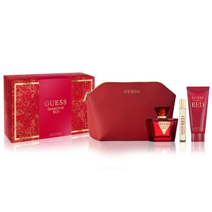 GUESS SEDUCTIVE RED SET EDT 75 ML+ EDT 15ML+ B/L 100ML+ POUCHundefined