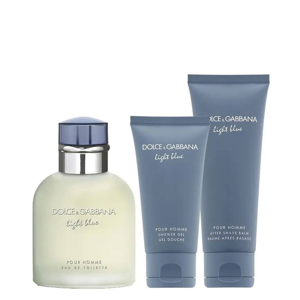 DOLCE & GABBANA LIGHT BLUE P/H EDT 125ML+ASB 50ML+SG 50ML SETundefined
