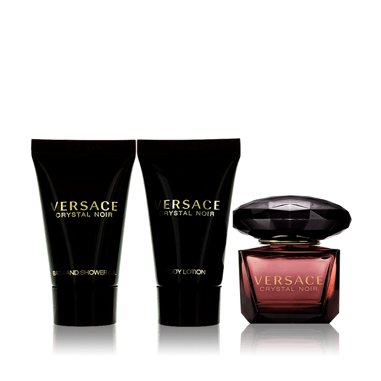 VERSACE CRYSTAL NOIR (W) MINI SET EDT 5ML+BODY LOTION 25ML+BATH&SHOWER GEL 25ML ITundefined
