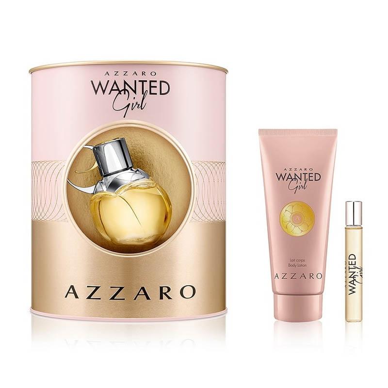 AZZARO WANTED GIRL EDP 80ML +7.5ML +BODY LOTION 100MLundefined